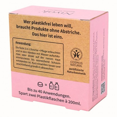 Niyok 2in1 feste Dusche+Pflege Soft blossom 80g  Твердый душ+уход 2в1 Мягкий цветок 80г