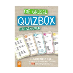 Verlag an der Ruhr Die grosse Quizbox fur Senioren (Kartenspiel) Большая викторина для пенсионеров (карточная игра)