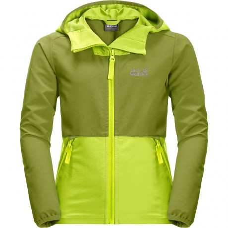 Jack Wolfskin Kinder Softshelljacke TURBULENCE (recycelt) Детская куртка софтшелл TURBULENCE (переработанная)