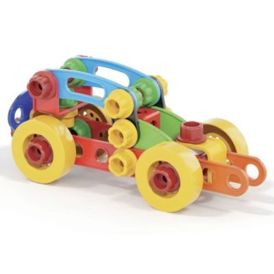 Quercetti 72-tlg. Baukasten Tecno Jumbo Spielzeugauto 72 шт. Набор для сборки игрушечной машинки Tecno Jumbo