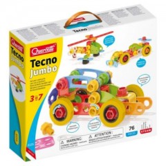 Quercetti 72-tlg. Baukasten Tecno Jumbo Spielzeugauto 72 шт. Набор для сборки игрушечной машинки Tecno Jumbo