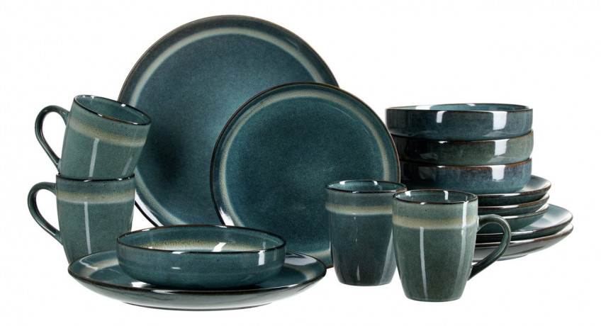 Ritzenhoff & Breker Ritzenhoff & Breker Kombiservice 16-tlg. PATMOS blau Комбинированный сервиз Ritzenhoff &amp; Breker, 16 предметов. ПАТМОС