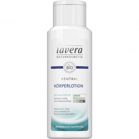 LAVERA Neutral Korperlotion, 200 ml, Лавера Лосьон для тела без отдушек для сверхчувствительной кожи, био-масло примулы вечерней, 200 мл