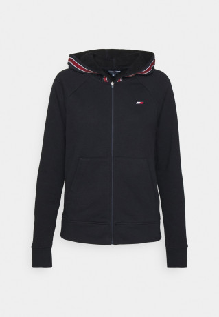 Tommy Hilfiger REGULAR TAPE ZIPPER HOODIE Zip-up sweatshirt desert sky REGULAR TAPE ZIPPER HOODIE Толстовка на молнии небо пустыни