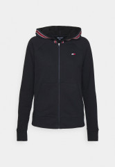 Tommy Hilfiger REGULAR TAPE ZIPPER HOODIE Zip-up sweatshirt desert sky REGULAR TAPE ZIPPER HOODIE Толстовка на молнии небо пустыни