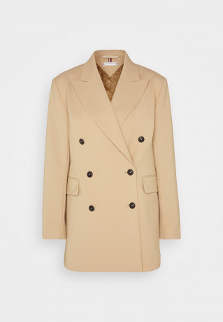 Tommy Hilfiger RELAXED BLAZER Short coat classic beige РЕЛАКСИРОВАННЫЙ ПИДЖАК Короткое пальто классический бежевый