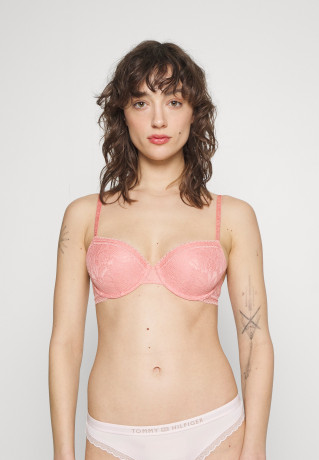 Tommy Hilfiger DEMI WITH SPACER PAD Underwired bra Flora Pink DEMI WITH SPACER Pad Бюстгальтер на косточках Флора Пинк