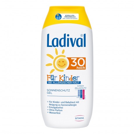 Ladival Kinder allergische Haut Gel LSF 30 Детский гель для аллергической кожи SPF 30