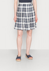 Tommy Hilfiger SKIRT Mini skirt icon/ecru/blue ЮБКА Мини-юбка значок/экрю/синий