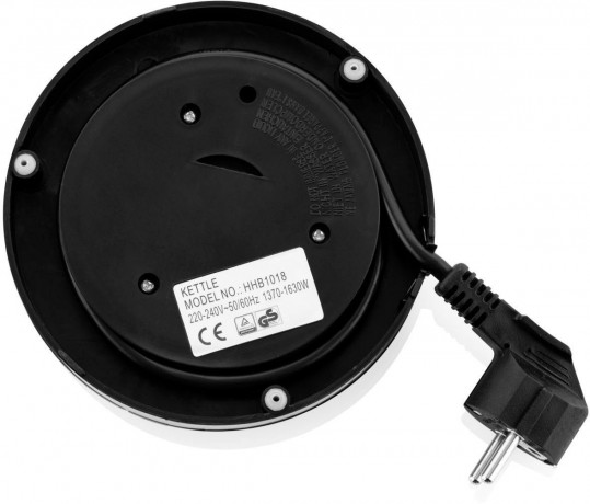 Hyundai Hyundai Wasserkocher VK118, 1,0 l, 1630 W, Abschaltautomatik, Uberhitzungsschutz, Drehbarer Sockel Чайник Hyundai VK118, 1,0 л, 1630 Вт, автоматическое отключение, защита от перегрева, вращающееся основание