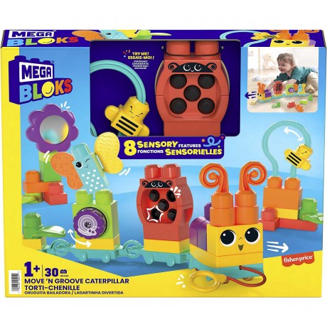 Mattel MEGA BLOKS Rollspass Raupenzug MEGA BLOKS катит весёлый гусеничный поезд