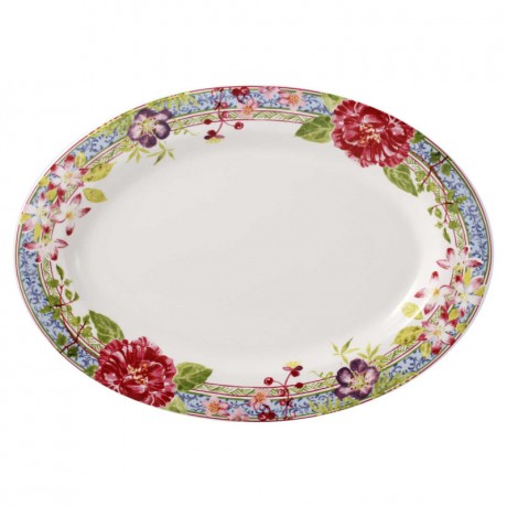 Gien Fayencerie Gien 'Millefleurs' Platte oval 37 x 26 cm Gien "Millefleurs" Блюдо овальное 37 x 26 см