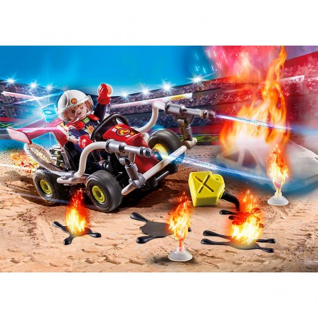 PLAYMOBIL PLAYMOBIL 70554 Stuntshow Feuerwehrkart PLAYMOBIL 70554 Пожарная машина для трюкового шоу