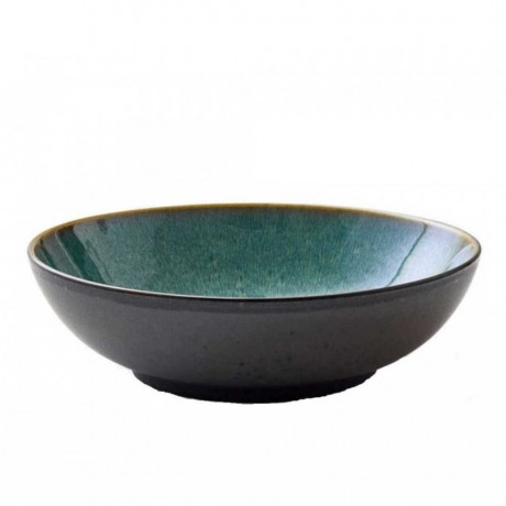 Bitz Bitz Gastro black / green Salatschussel d: 24 cm / h: 6 cm Салатник Bitz Gastro черный/зеленый д: 24 см / в: 6 см