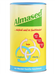 Almased Vitalkost Mandel-Vanille Pulver 500g x 3stk, Коктейль для похудения  Миндаль-Ваниль, протеиновый напиток для снижения веса, заменитель питания, белковая смесь 3 шт х 500 г 