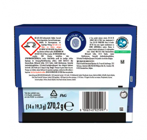 Lenor Vollwaschmittel Pods Aprilfrisch 2 х 14WI, Капсулы для стирки Ленор 3 в 1 Апрельская свежесть, 2 упаковки х 14 шт (28 штук)