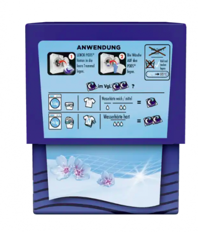 Lenor Vollwaschmittel Pods Aprilfrisch 2 х 14WI, Капсулы для стирки Ленор 3 в 1 Апрельская свежесть, 2 упаковки х 14 шт (28 штук)