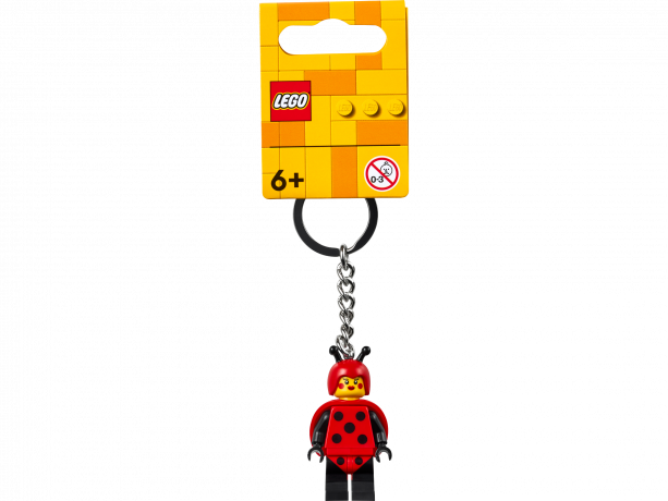 Lego Schlusselanhanger mit Marienkafer-Madchen Брелок с божьей коровкой