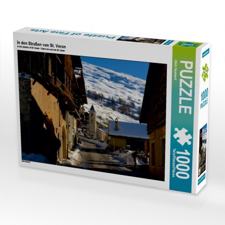 CALVENDO Puzzle CALVENDO Puzzle In den Strassen von St. Veran Пазл CALVENDO Puzzle На улицах Сен-Верана