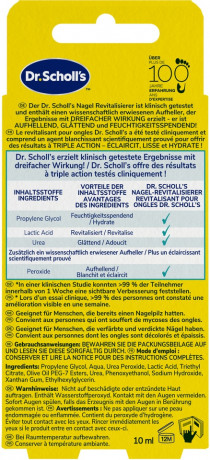 SCHOLL Nagel Revitalisierer, 10 ml, Шолль Восстановитель ногтей, укрепление и блеск, 10 мл