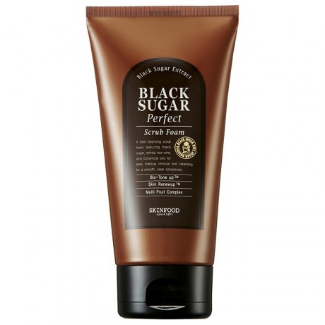 SKINFOOD Black Sugar Perfect Scrub Foam Пенка-скраб для лица Black Sugar Perfect