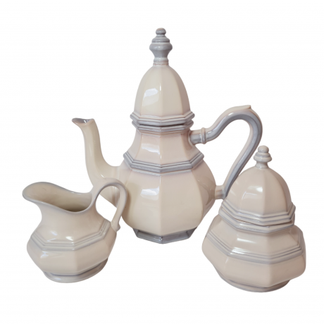 Набор для кофе винтажный Leonardo Classic / Gallo Design, кофейник, молочник, сахарница, фарфор, Германия, 1960-70гг.