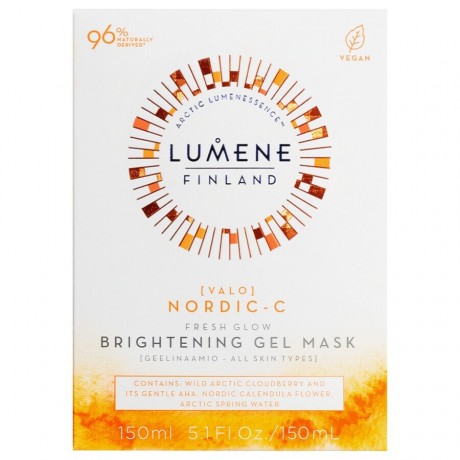 Lumene  Nordic-C [VALO] Fresh Glow Brightening Gel Mask  Nordic-C [VALO] Осветляющая гелевая маска Fresh Glow