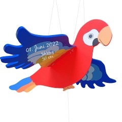 goki Schwingtier Papagei mit Name personalisiert Качающийся попугай с именем