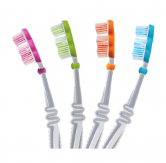Dr.BEST Polimed Zahnburste, Mittel  3er-Set,  Набор зубных щеток Polimed, средний жесткости, 3 штуки 