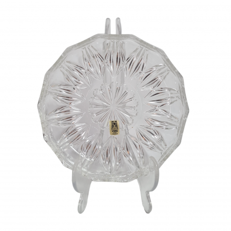 Набор тарелок винтажных VMC Reims, заводская упаковка, стекло, 3 шт., 14,5 см, Франция, 1960-70гг.