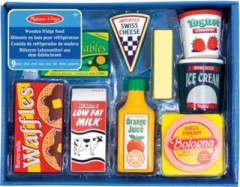 Melissa  Doug Lebensmittel aus Holz fur den Kuhlschrank Еда из дерева для холодильника