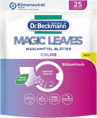 Dr. Beckmann MAGIC LEAVES Waschmittel-Blatter Color, Листы для стирки цветного белья со свежим цветочным ароматом, 25 шт