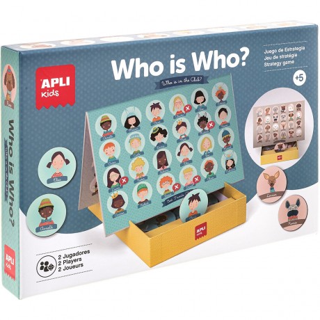 APLI Kids Wer ist Wer? 48 Bildern und 48 wiederverwendbare Sticker Кто есть кто? 48 изображений и 48 многоразовых наклеек