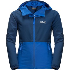 Jack Wolfskin Kinder Softshelljacke TURBULENCE (recycelt) Детская куртка софтшелл TURBULENCE (переработанная)