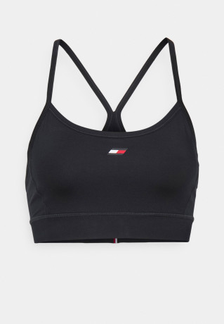 Tommy Hilfiger ESSENTIALS LOW BRA Light support sports bra desert sky ESSENTIALS LOW BRA Спортивный бюстгальтер с легкой поддержкой небо пустыни