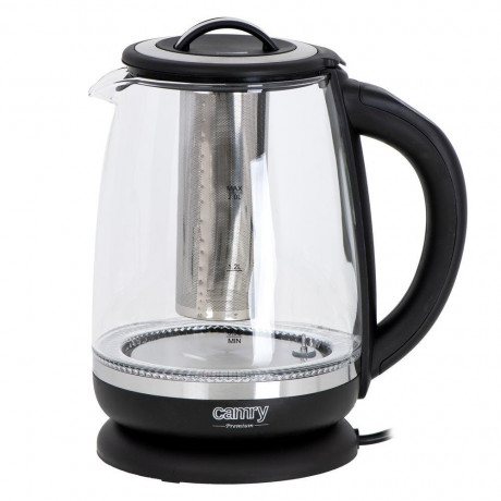 Camry Camry Wasserkocher CR 1290 Waserkocher Glas mit Temperatureinstellung 2 L 2200 Watt  Чайник Camry CR 1290, чайник стеклянный с регулировкой температуры, 2 л, 2200 Вт.