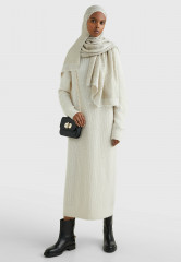 Tommy Hilfiger Jumper dress white dove Платье-джемпер Белый голубь