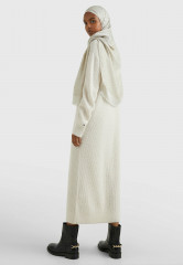 Tommy Hilfiger Jumper dress white dove Платье-джемпер Белый голубь