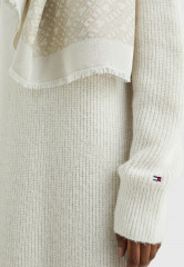 Tommy Hilfiger Jumper dress white dove Платье-джемпер Белый голубь