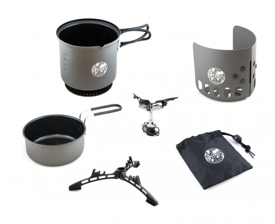 OPTIMUS OPTIMUS Gaskocher Optimus Kochsystem Elektra Black Edition Газовая плита OPTIMUS Система приготовления пищи Optimus Elektra Black Edition