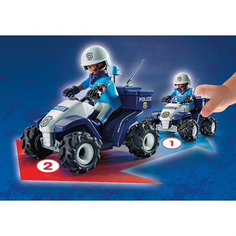 PLAYMOBIL PLAYMOBIL 71092 Polizei-Speed Quad PLAYMOBIL 71092 Полицейский скоростной квадроцикл