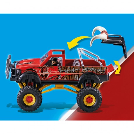 PLAYMOBIL PLAYMOBIL 70549 Stuntshow Monster Truck Horned PLAYMOBIL 70549 Stunt Show Monster Truck Horned