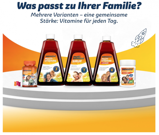 Sanostol Multi-Vitamin Barchen, 60stk х 2st, Саностол Жевательные витамины-мармеладки для детей, с комплексом витаминов, без сахара, 60шт х 2уп