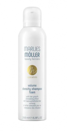 Marlies Moller Volume Density Shampoo Foam, Марлис Мюллер Уплотняющий шампунь-пенка для увеличения объема и стимуляции роста волос, 200 мл