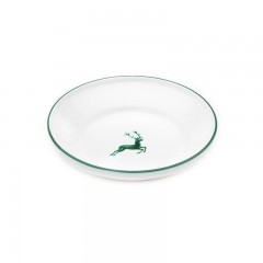 Gmundner Keramik Gmundner Keramik Gruner Hirsch Reifschussel ohne Henkel d: 28 cm / h: 6,6 cm Керамическая миска с зеленым оленем Gmundner без ручки d: 28 см / высота: 6,6 см