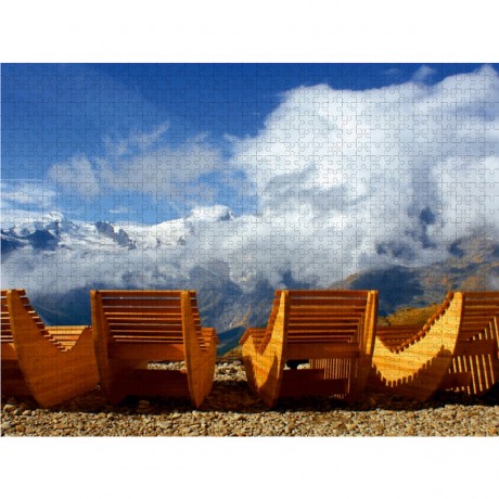 CALVENDO Puzzle CALVENDO Puzzle Alpenwellness auf Chritzboden Пазл CALVENDO Puzzle Alpine wellness on Chritzboden