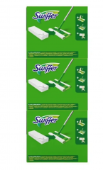 Swiffer dry refills aroma Clean and Fresh 90st x 2packs (180stk), Сменные салфетки для швабры для сухой уборки полов с ароматом чистоты и свежести  90шт  x 2 упаковки