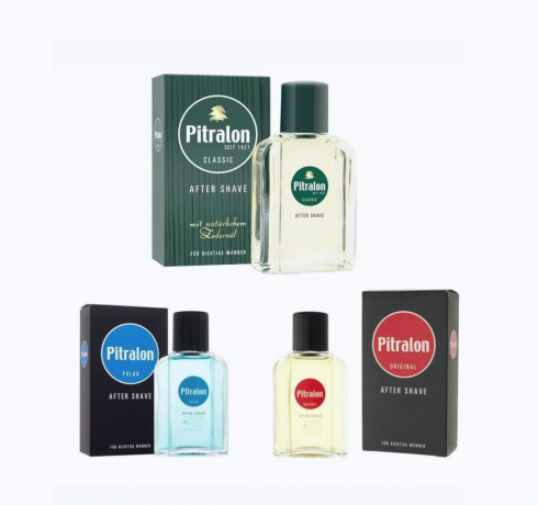 Pitralon SET Aftershave Classic + Polar + Original, Набор лосьонов после бритья для мужчин (Нидерланды), уход после бритья, успокаивает и освежает кожу, 3 х 100 мл