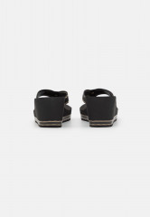 Tommy Hilfiger WEBBING WEDGE  Heeled mules black WEBBING WEDGE Мюли на каблуке черный