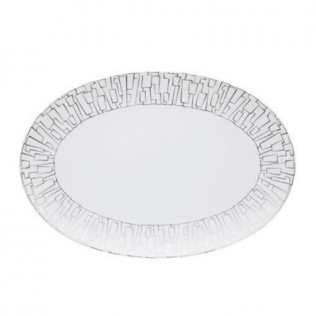 Rosenthal studio-line Rosenthal studio-line TAC 02 Skin Platin Platte 34 cm Тарелка Rosenthal studio-line TAC 02 из платины кожи 34 см